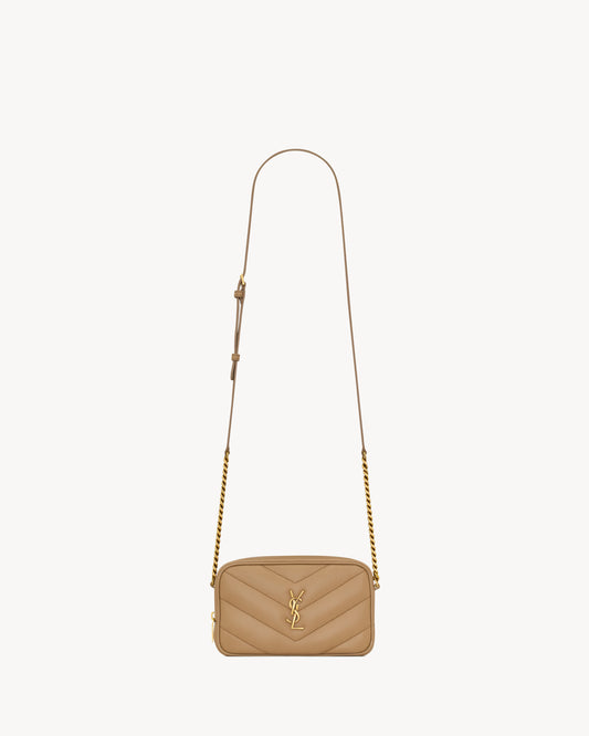LOULOU mini camera bag in lambskin