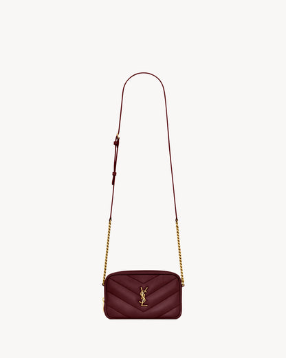 LOULOU mini camera bag in lambskin