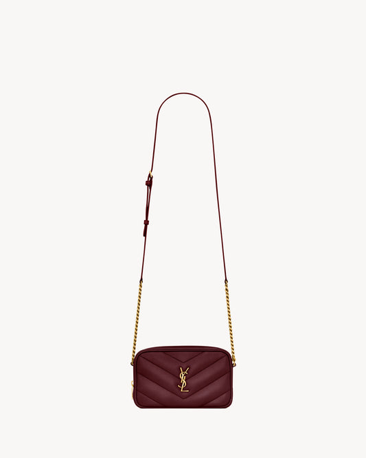 LOULOU mini camera bag in lambskin