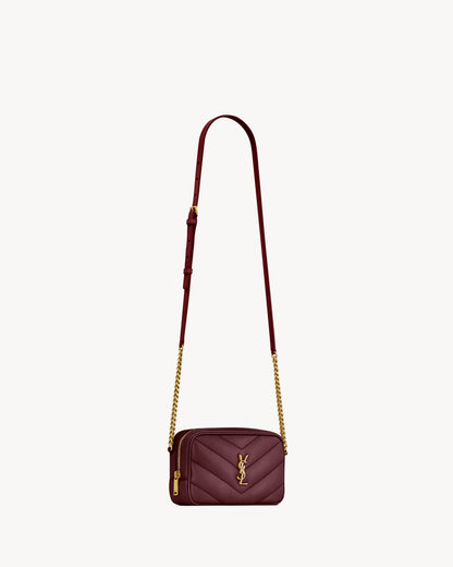 LOULOU mini camera bag in lambskin