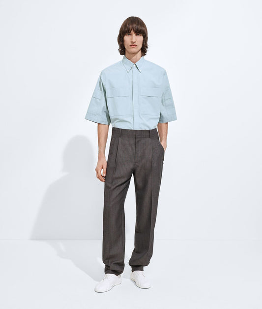 Wool And Mohair Trousers