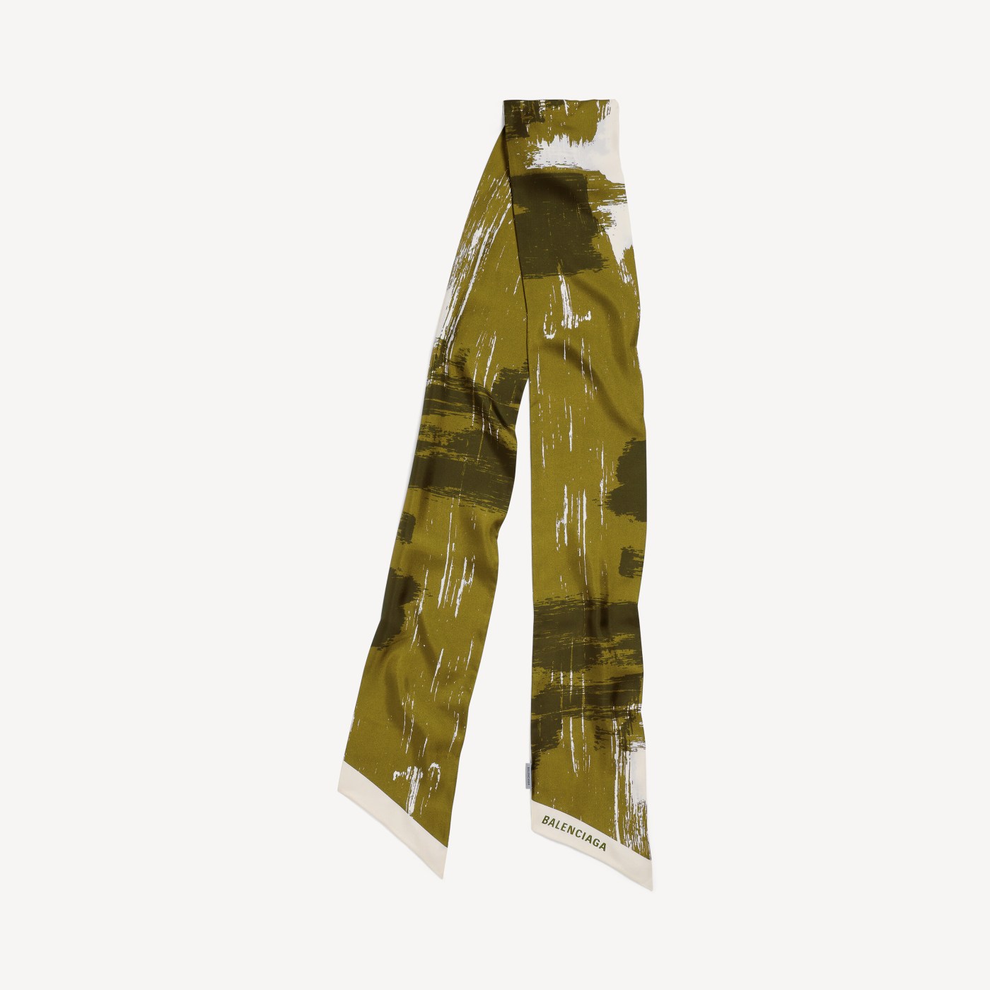 Paintbrush twilly scarf