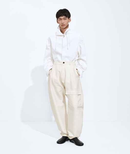 Cotton And Silk Trousers