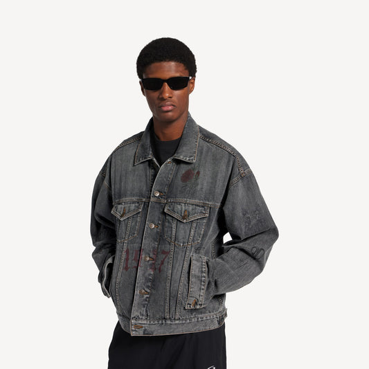 Tattoo boxy jacket