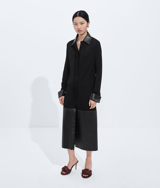 Crepe Viscose Jersey Dress