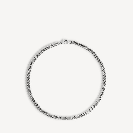 Bb icon thin gourmette necklace