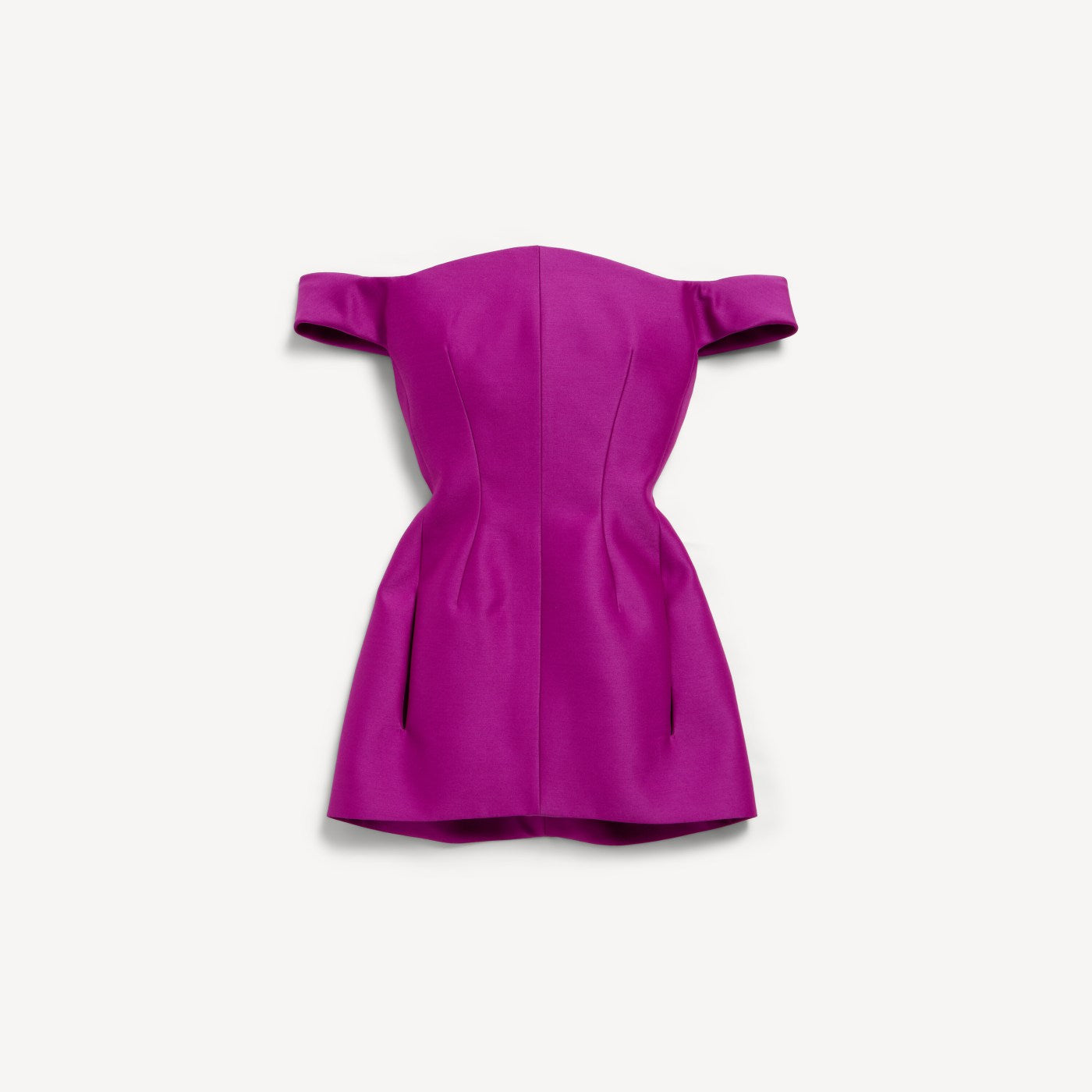 Off-shoulder mini dress