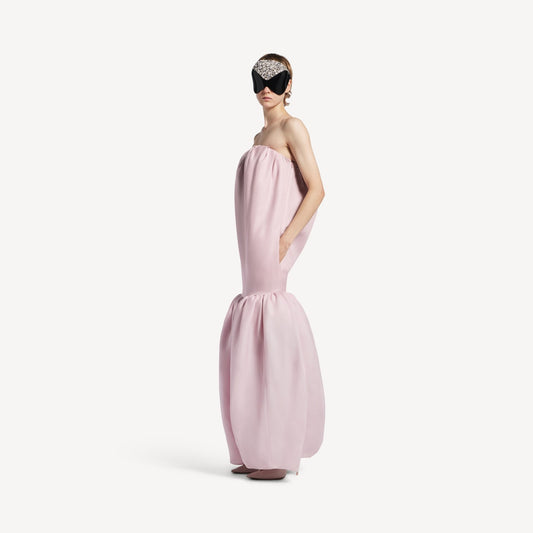 Double maxi ballon dress