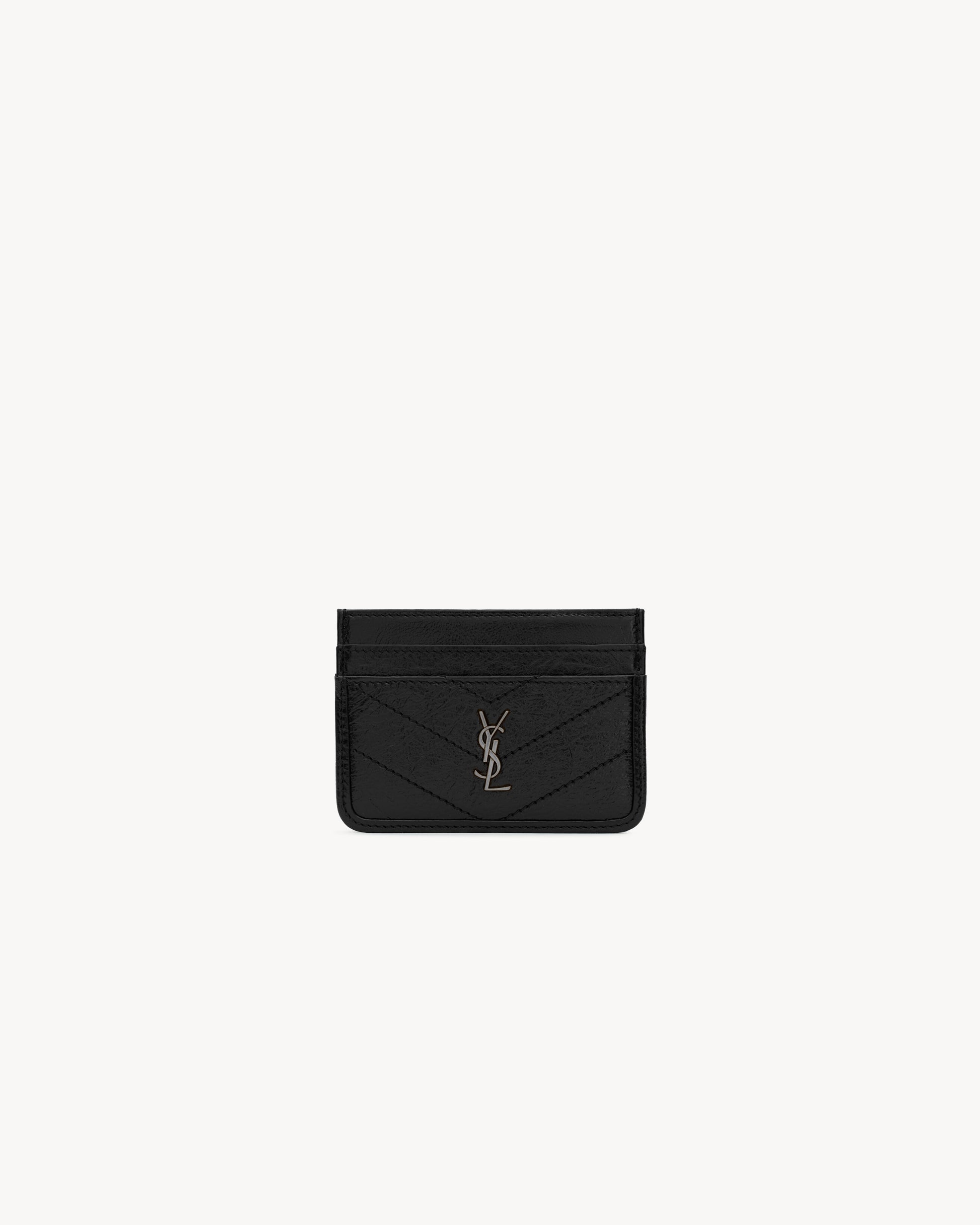 NIKI card case in vintage leather