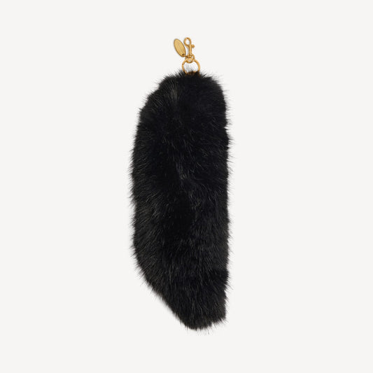 Charm/keychain faux fur tail