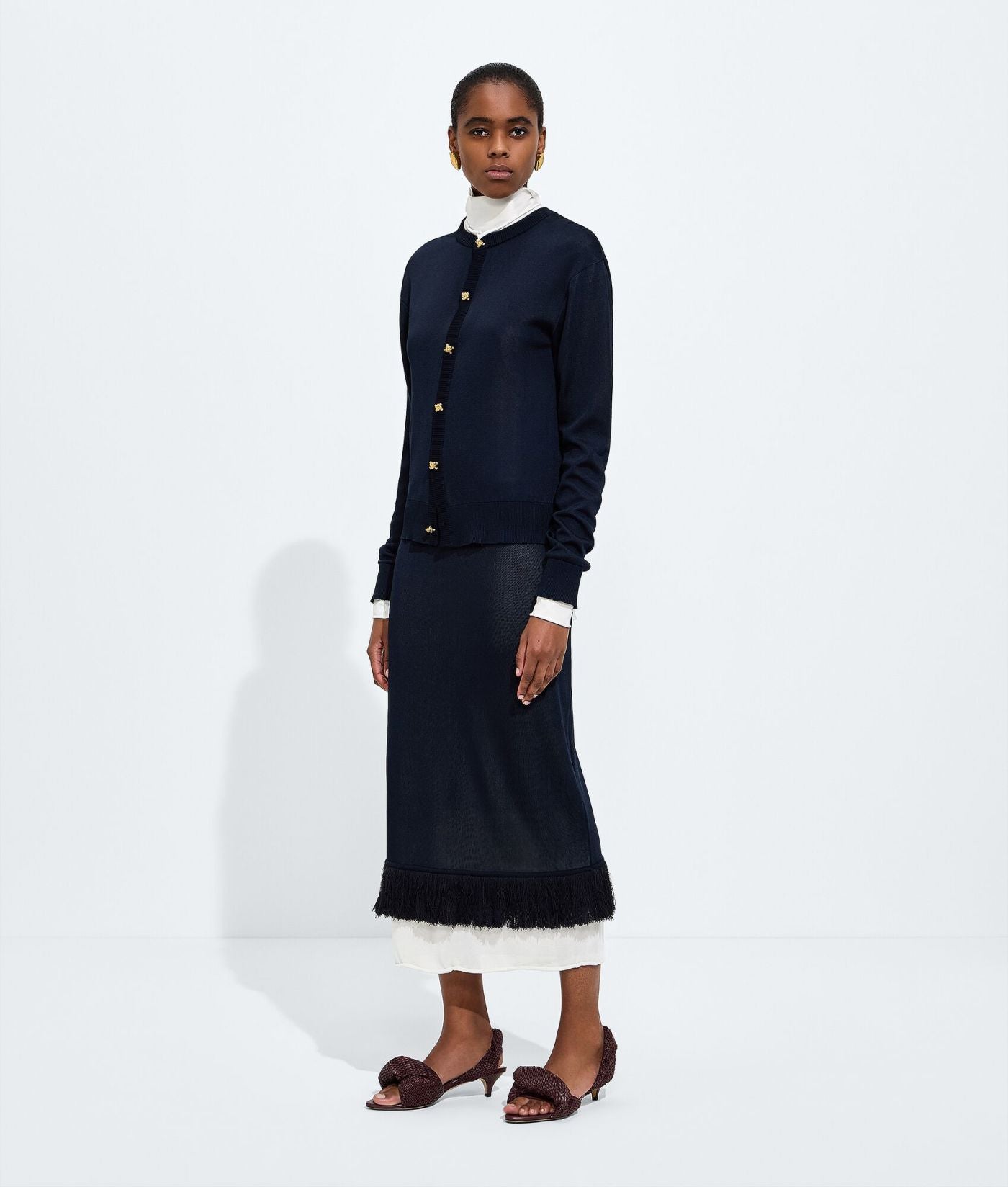 Silk Double Knit Skirt