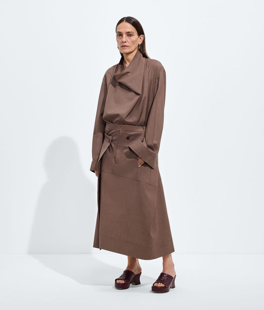 Light Wool Toile Skirt