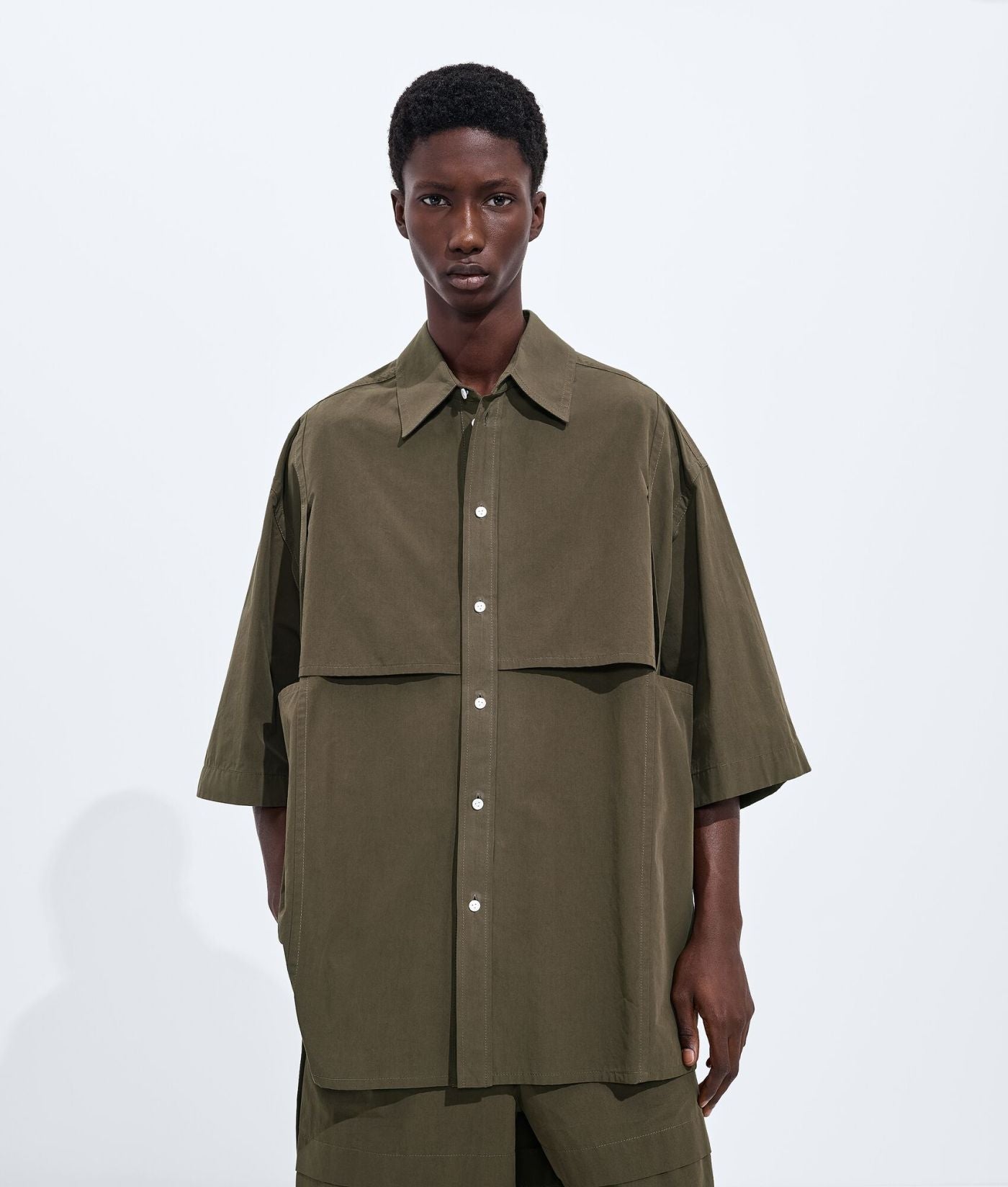 Macro Intreccio Cotton Shirt