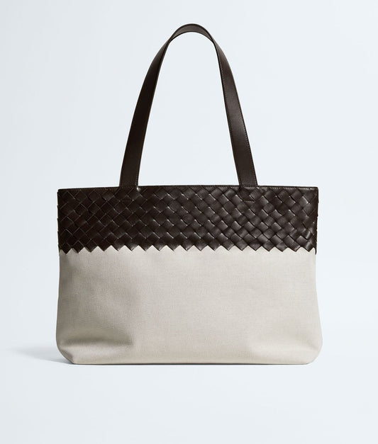 Small Intrecciato Zipped Tote