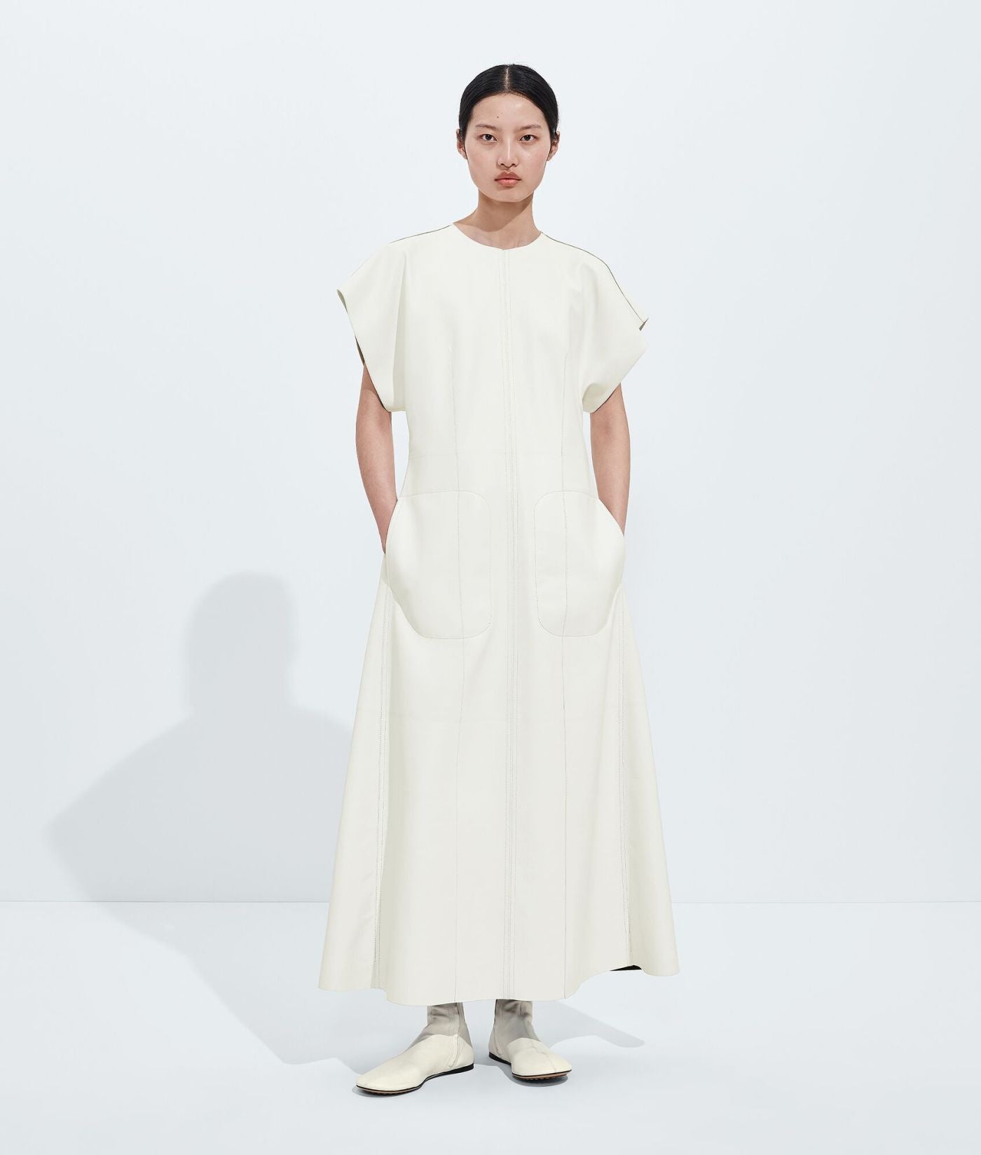 Bonded Leather Dress