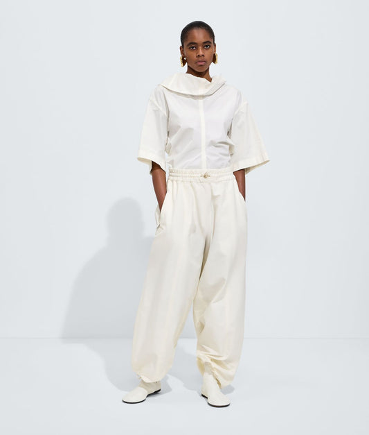 Compact Cotton Toile Trousers
