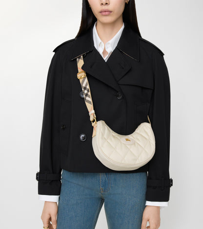 Horseshoe Crossbody Bag in Soap beige