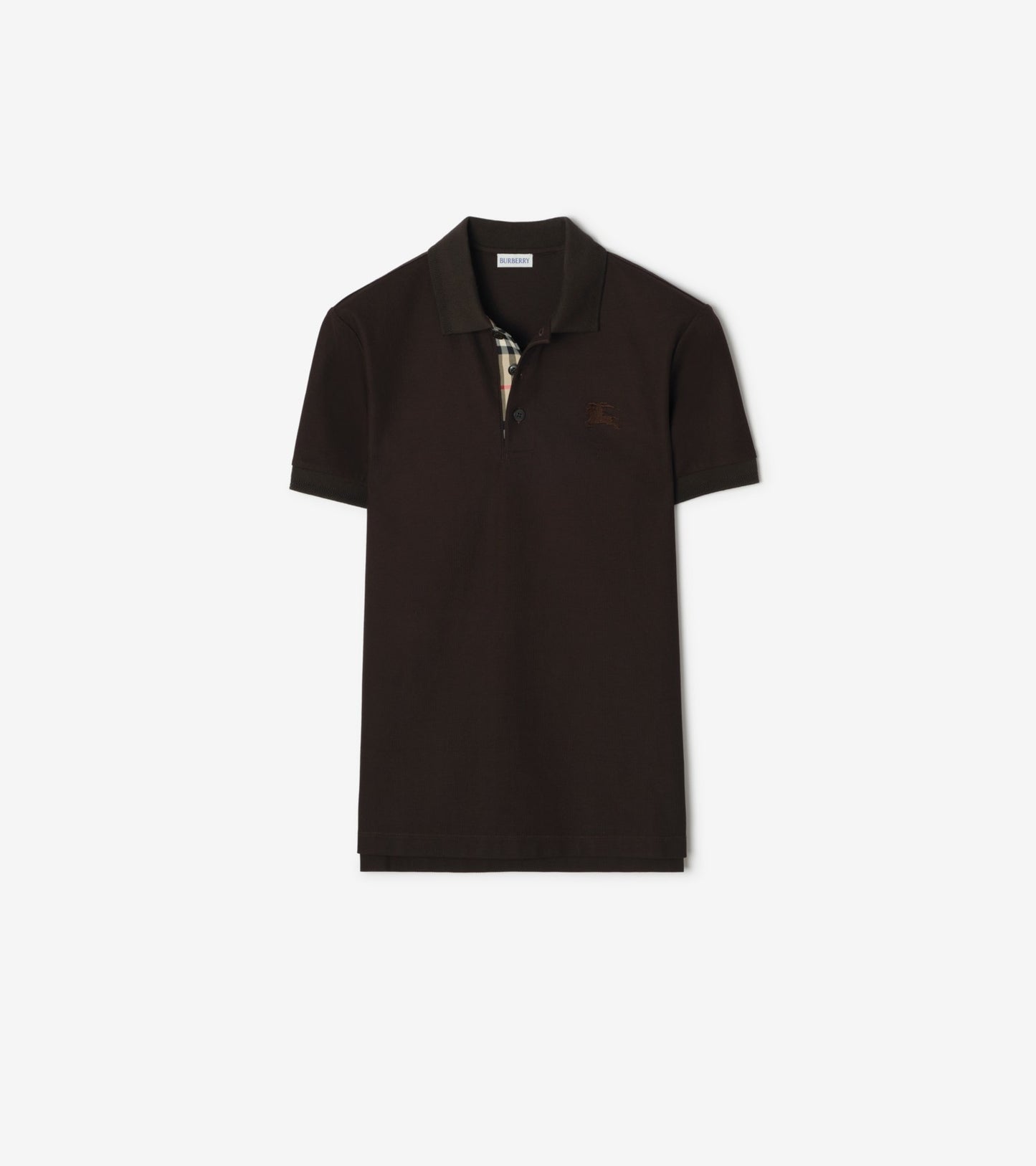 Cotton Polo Shirt in Atom blue