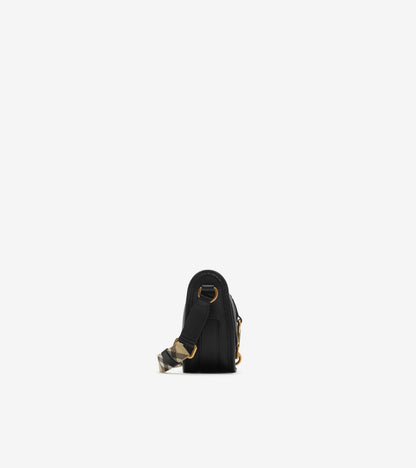 Mini B Clip Messenger Bag in Black