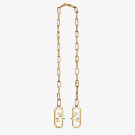 Strap You Gold-colored metal shoulder strap