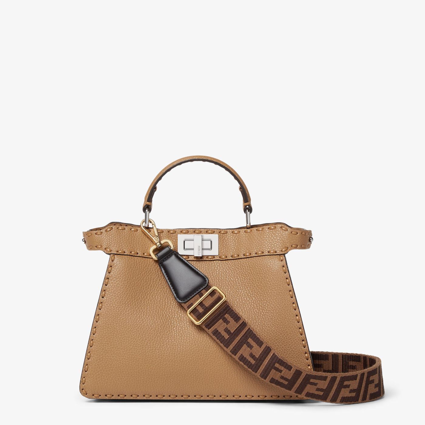 Strap You Brown fabric shoulder strap