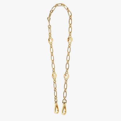 Strap You Gold-colored metal shoulder strap