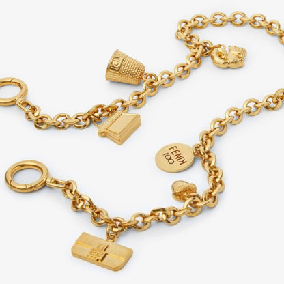 Strap You Gold-colored metal shoulder strap
