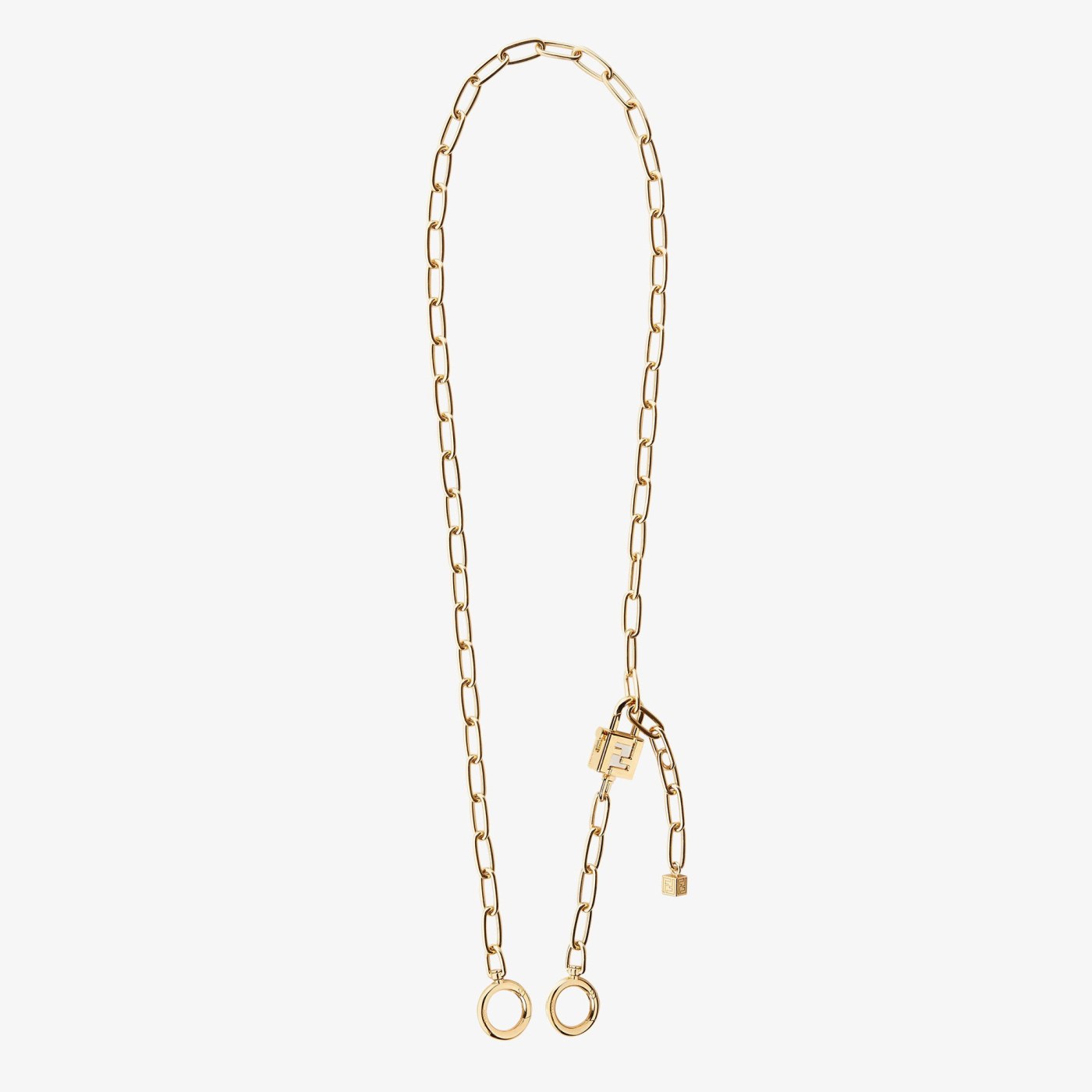 Strap You Gold-colored metal shoulder strap