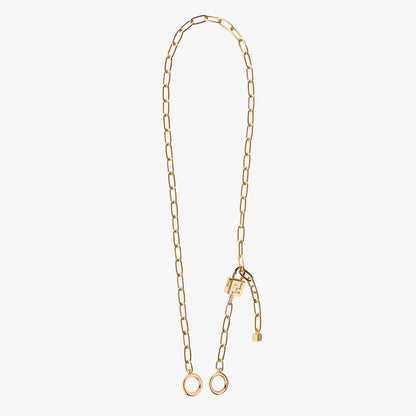 Strap You Gold-colored metal shoulder strap