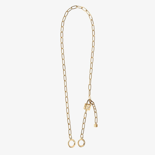 Strap You Gold-colored metal shoulder strap