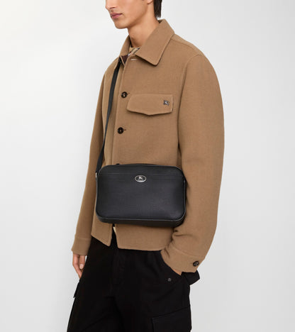 Knight Stamp Crossbody Bag in Black