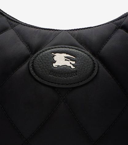 Large Horseshoe Crossbody Bag in Black