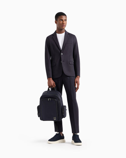 Single-breasted jersey jacket man