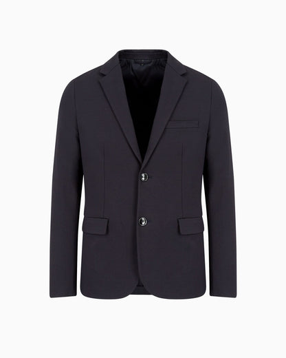 Single-breasted jersey jacket man