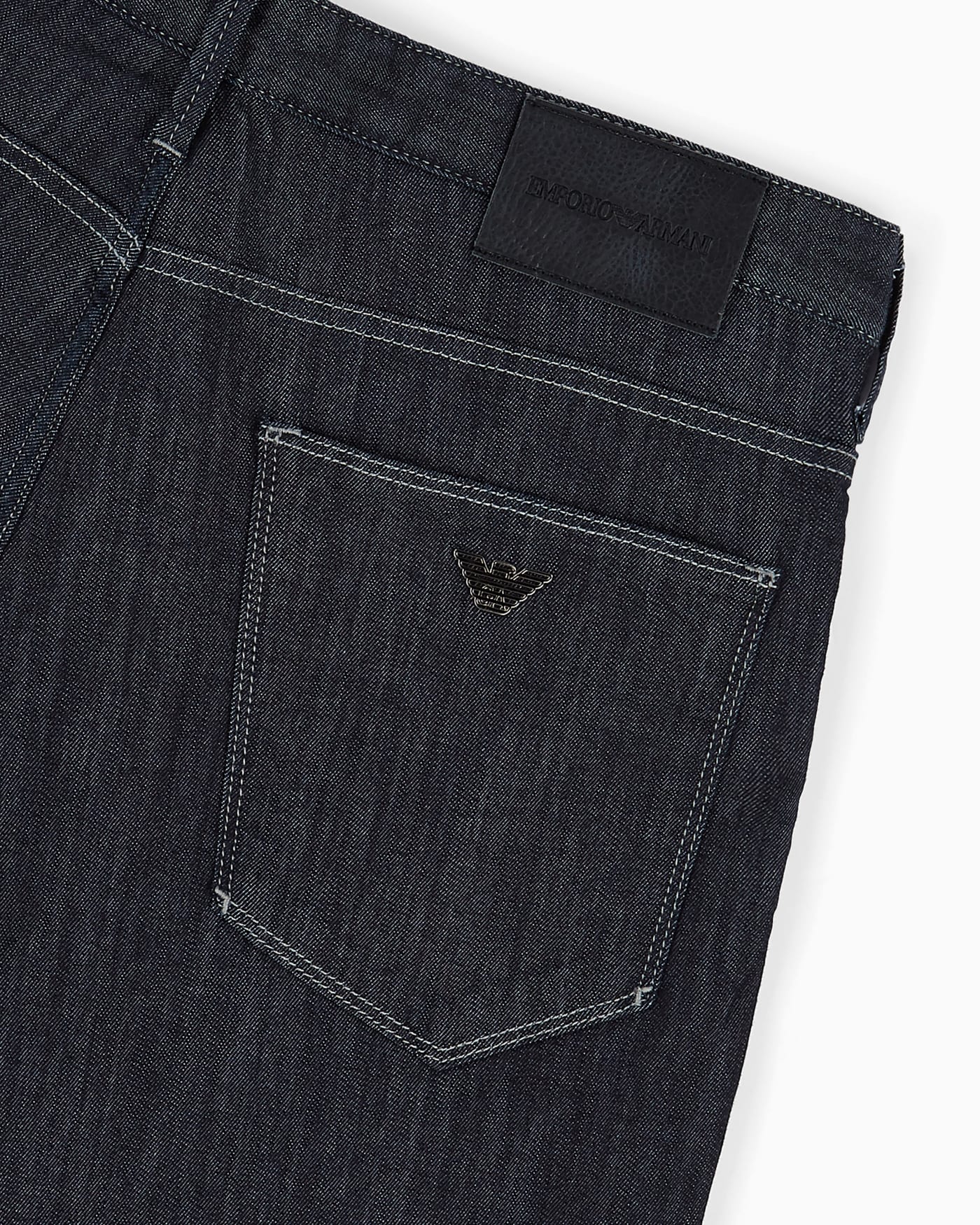 J06 Worn-effect wash, slim-fit, 8 oz denim jeans