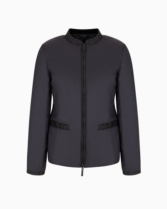Windbreaker jacket reversible padded woman
