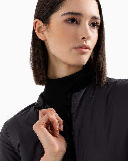 Windbreaker jacket reversible padded woman