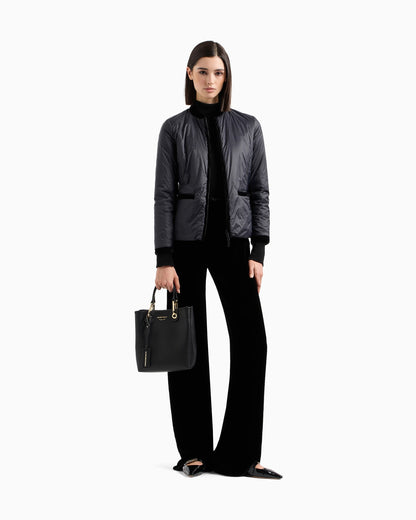 Windbreaker jacket reversible padded woman