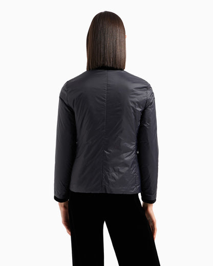 Windbreaker jacket reversible padded woman
