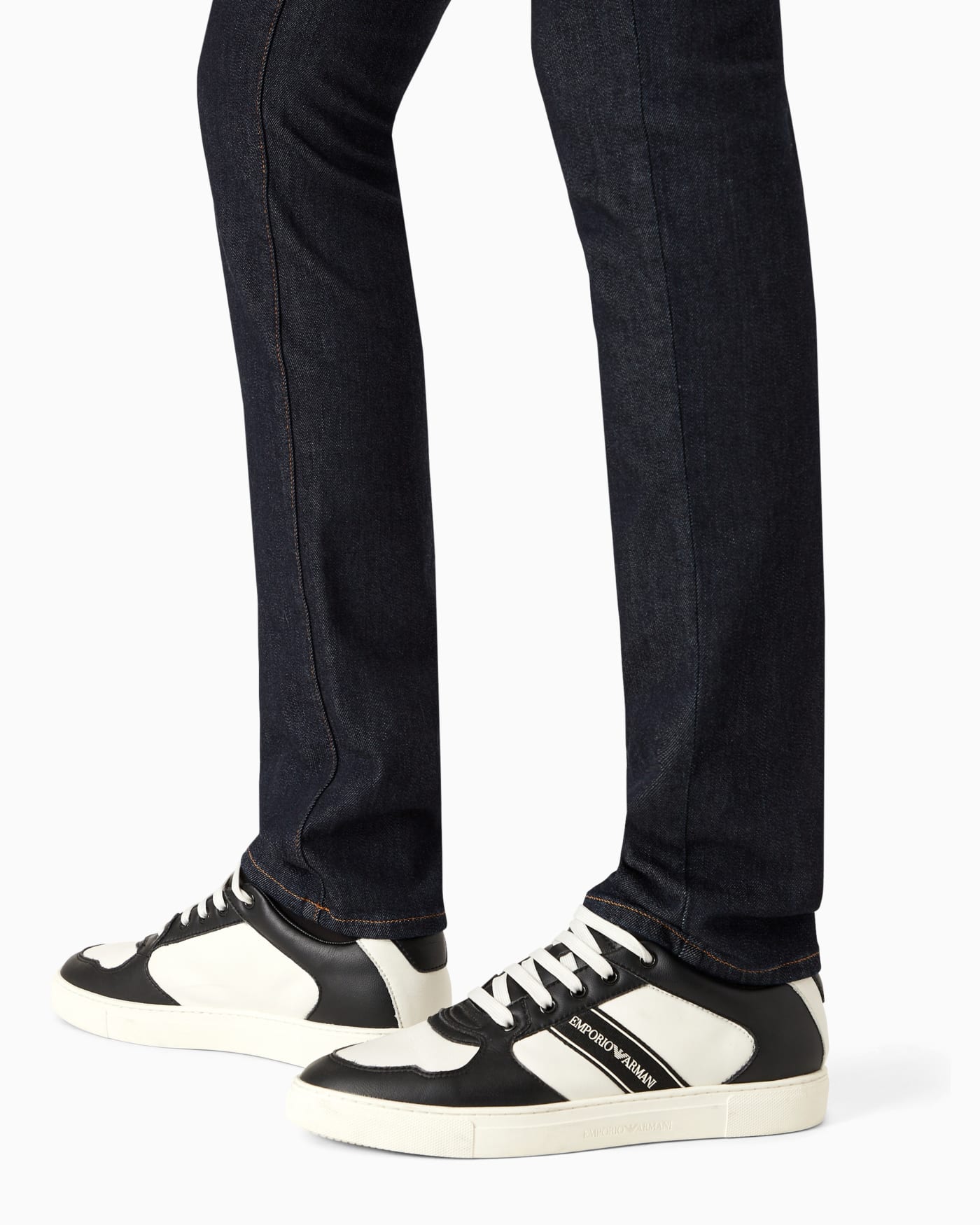 High rise jeans skinny stretch for woman