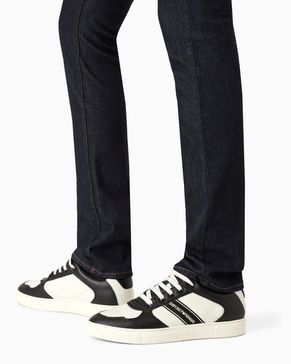 High rise jeans skinny stretch for woman
