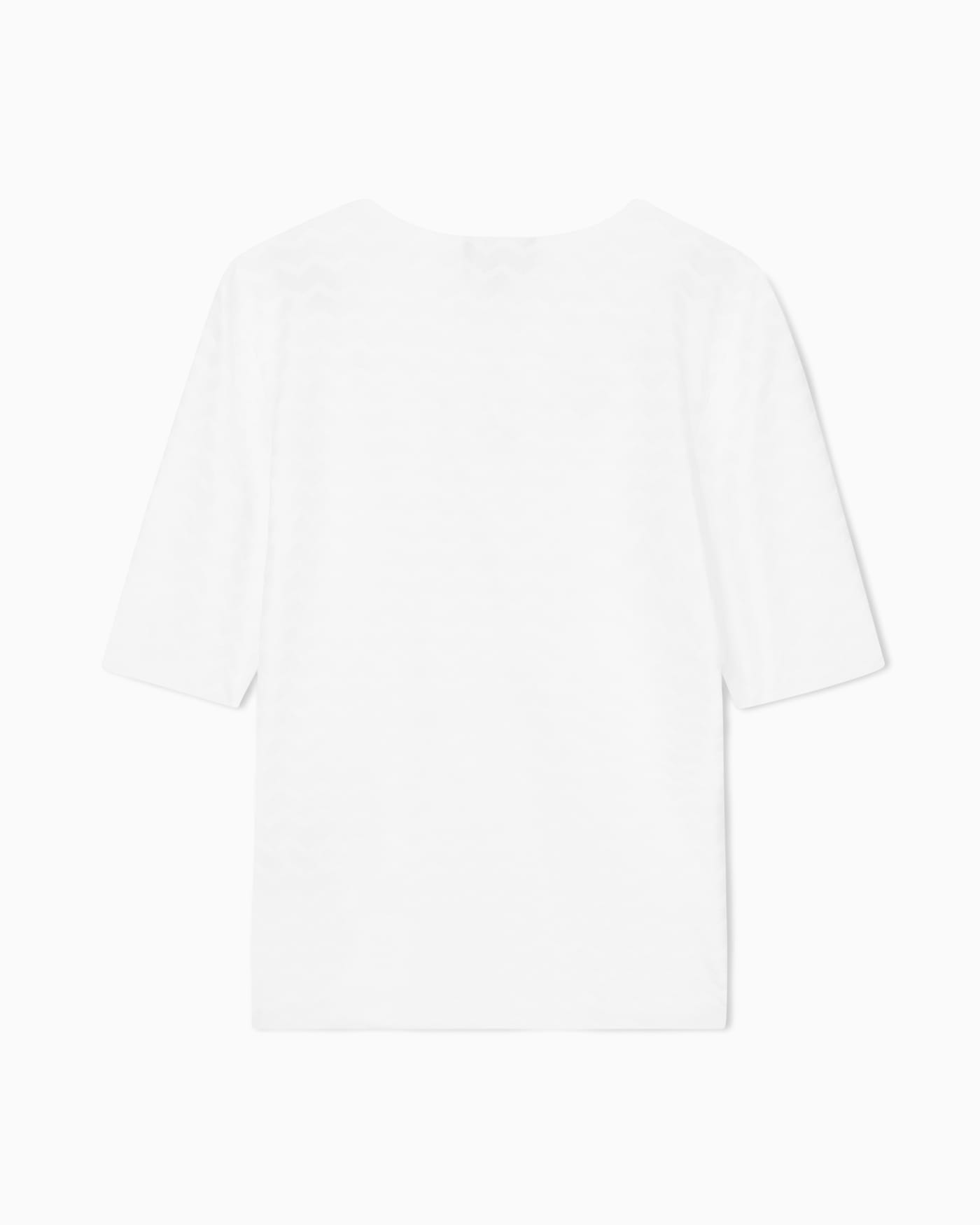 Jersey jumper with a v-neck and jacquard pattern Essential