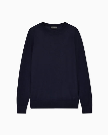 Virgin wool knitted jumper woman