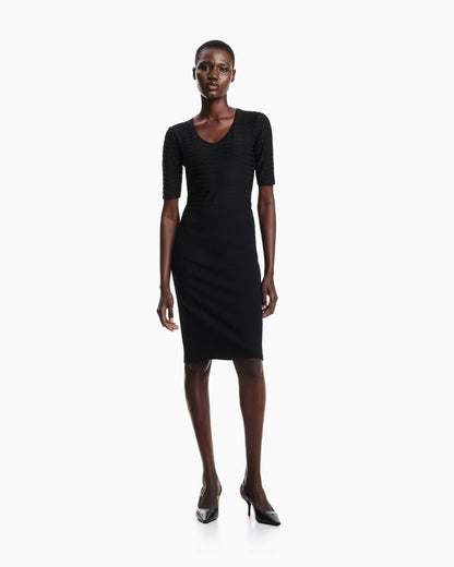 Pencil skirt Milano stitch woman