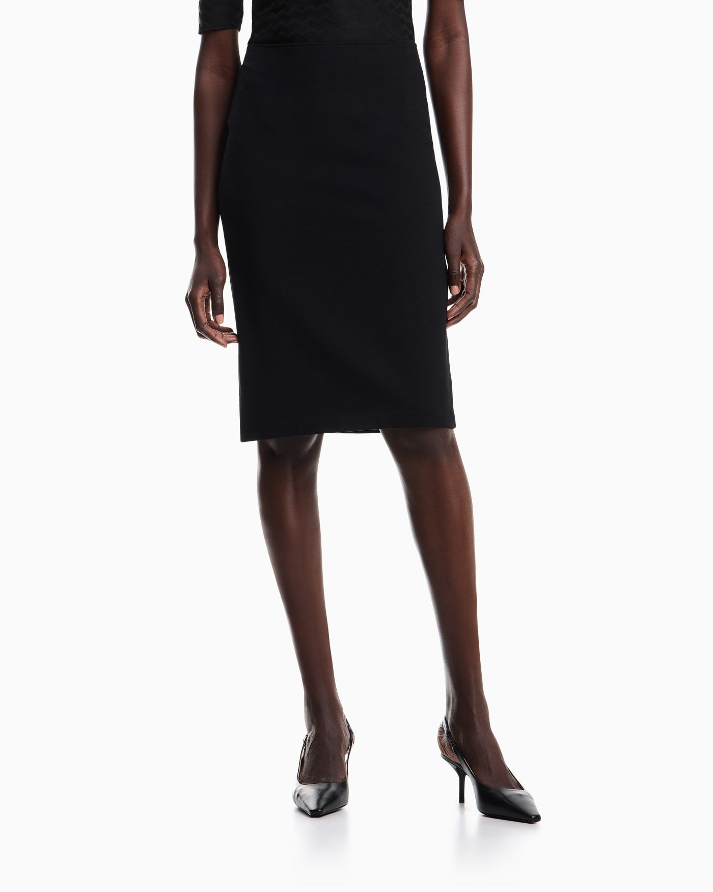 Pencil skirt Milano stitch woman
