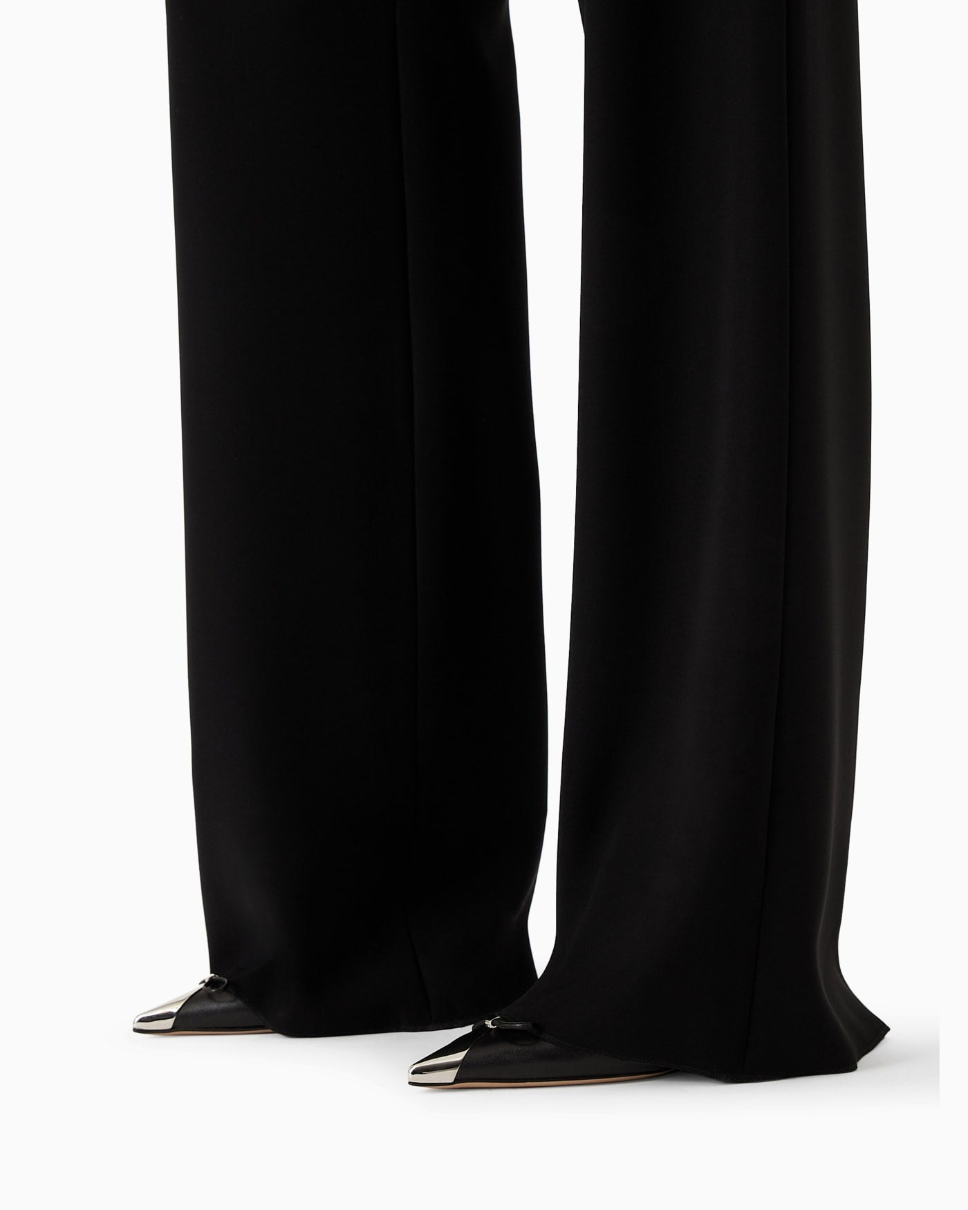 Wide leg high waist trousers woman