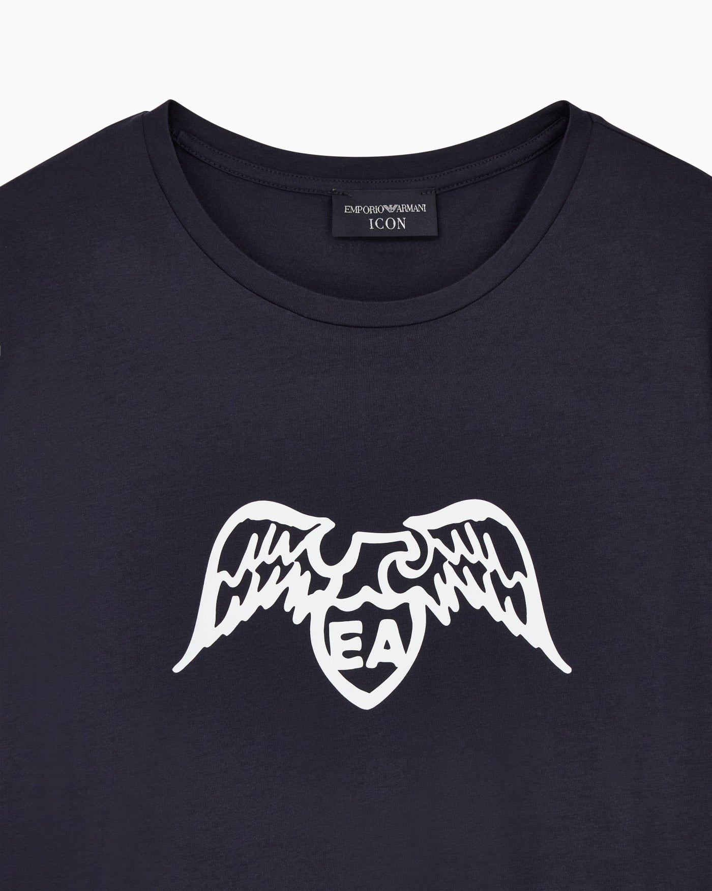 Pima cotton eagle logo t-shirt woman
