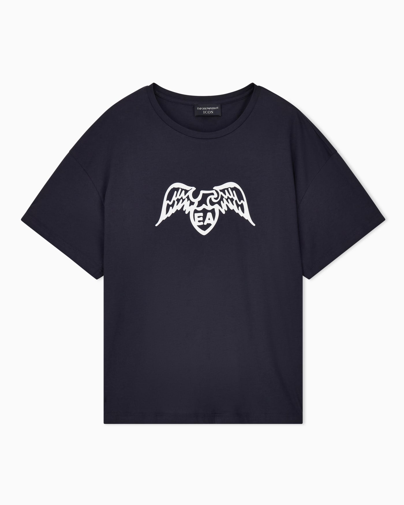 Pima cotton eagle logo t-shirt woman