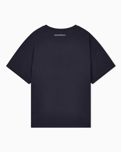 Pima cotton eagle logo t-shirt woman