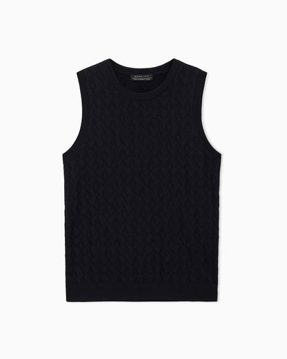Allover logo top in jacquard  Monogram